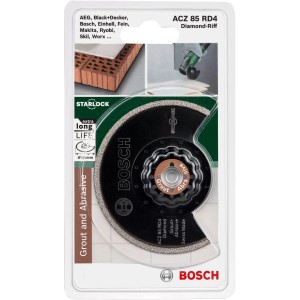 Bosch ACZ 85 RD4 Diamant-Segmentsägeblatt für Multifunktionswerkzeuge, geeignet für Fliesen und Fugen.