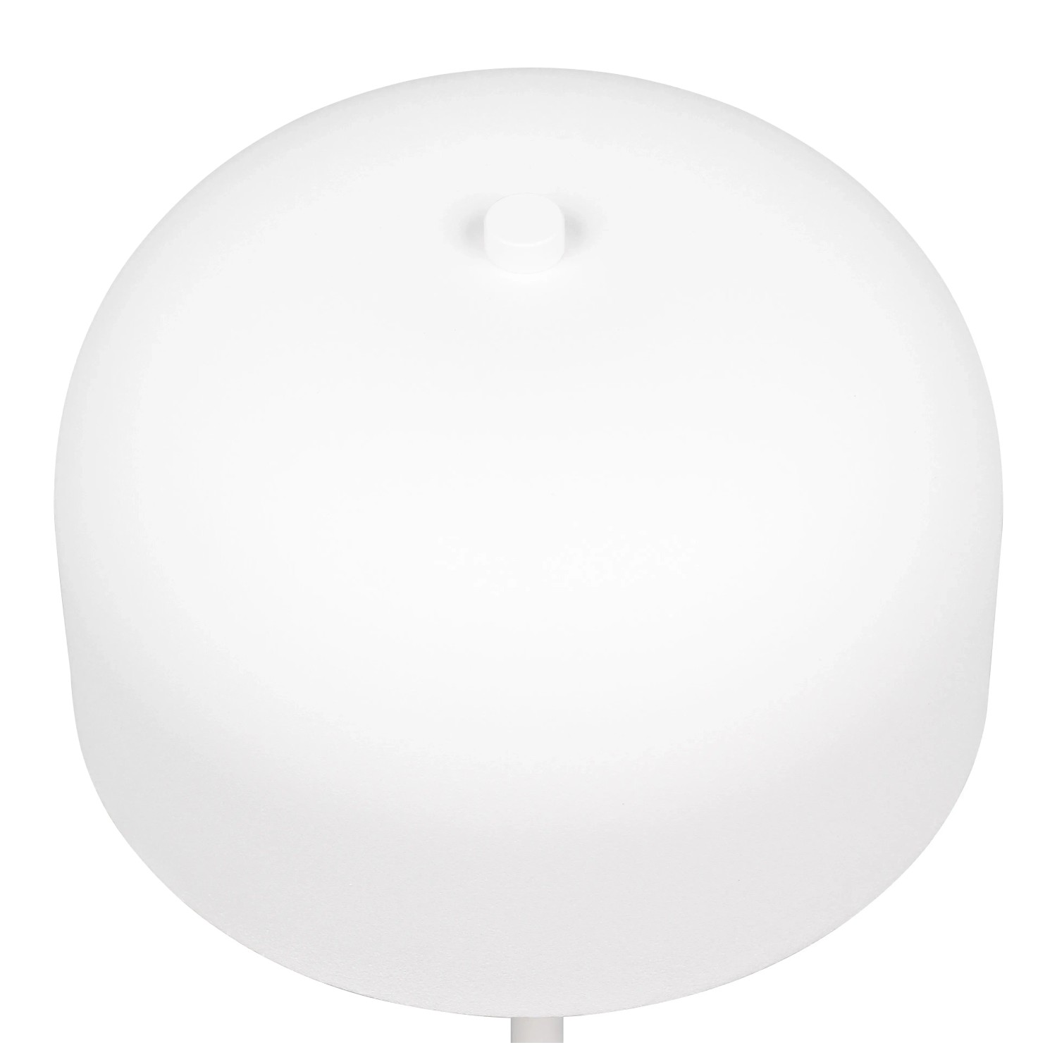 Moderne, dimmbare LED-Stehlampe Jeff in Weiß Matt, Ø 25 cm. Ideal für gemütliches Licht.