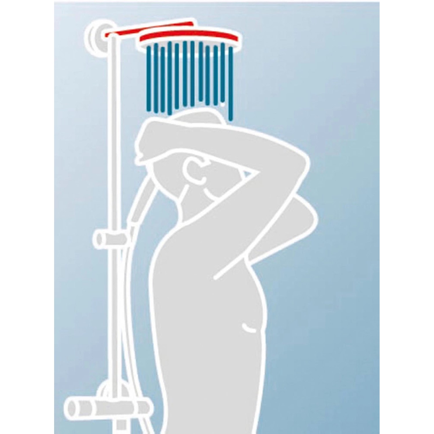 Schulte DuschMaster Rain BlackStyle Brauseset mit Kopf- und Handbrause, Regendusche.