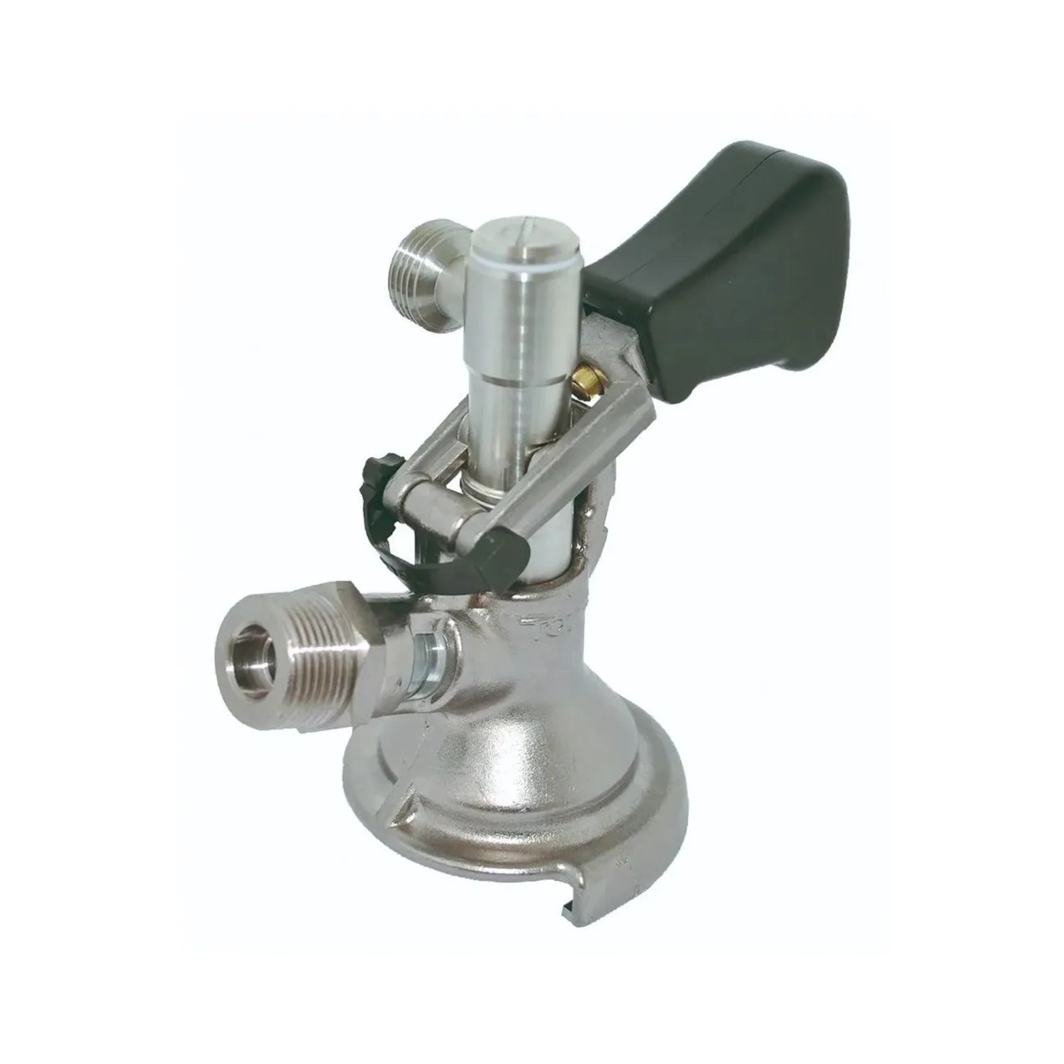 Ich-Zapfe Zapfkopf Keg-Verschluss Flach-Fitting Seitlicher Ausgang Thekenanstich