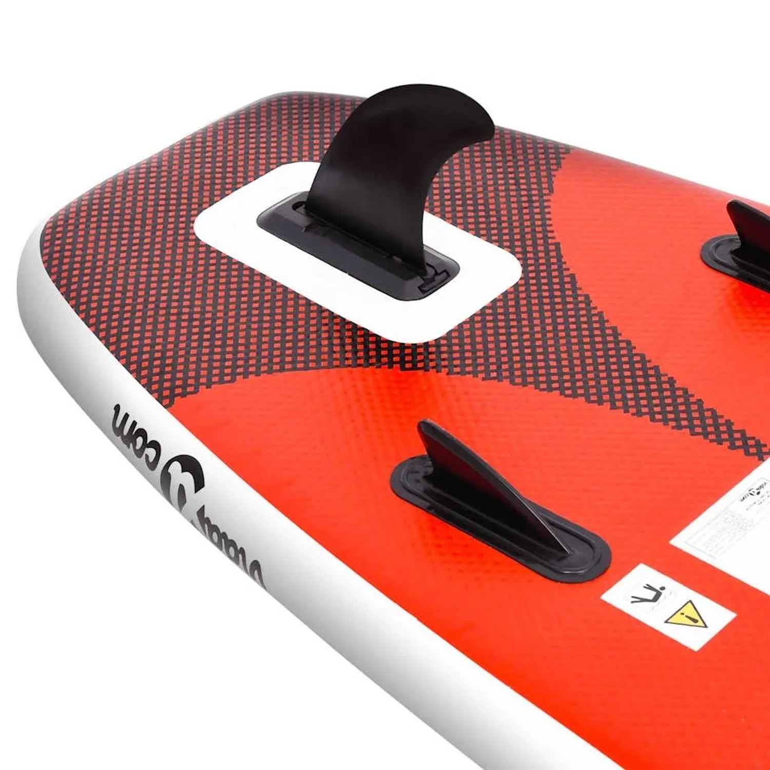 vidaXL SUP-Board-Set Aufblasbar Rot 300x76x10 cm 93382_6
