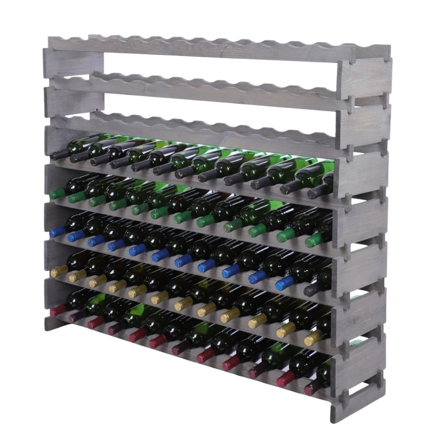 PROREGAL Weinregal VINOTECA FLEX PRO HxBxT 107x123x28cm 96 Flaschen Auf 8 E günstig online kaufen