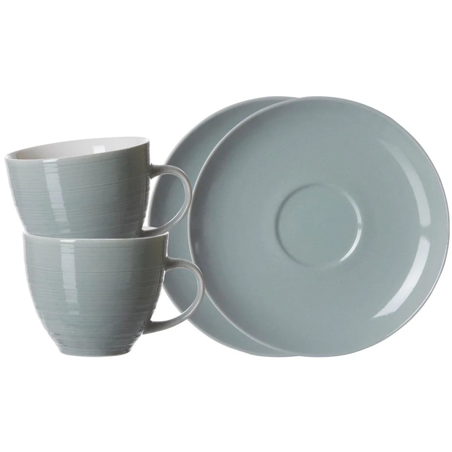 Ritzenhoff & Breker Suomi Kaffeetasse mit Untertasse 260 ml 2er Set Blau