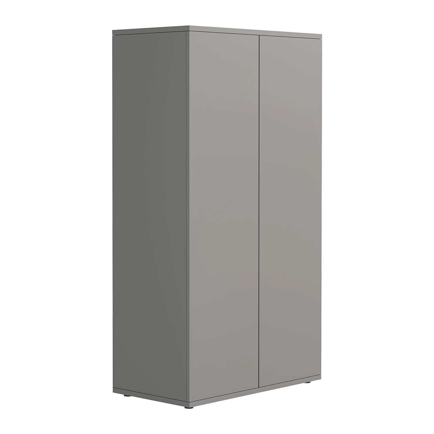 ebuy24 Dalosa3DT Vitrinenschrank 2 Türen Grau günstig online kaufen