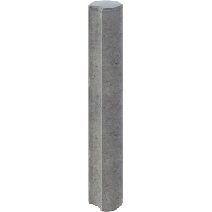 Diephaus Verbundpalisade, grau, 120 cm hoch, Ø 20 cm, für Einfassungen und Mauersysteme.