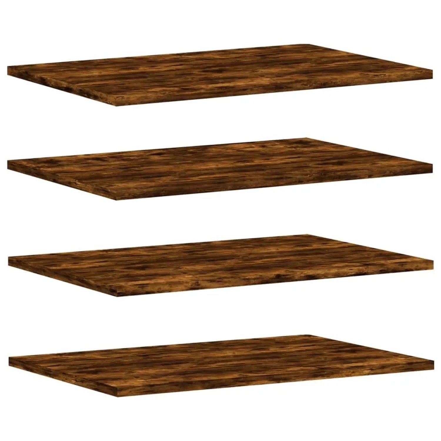 vidaXL Wandregale 4 Stk Räuchereiche 60x40x1,5 cm Holzwerkstoff 838243