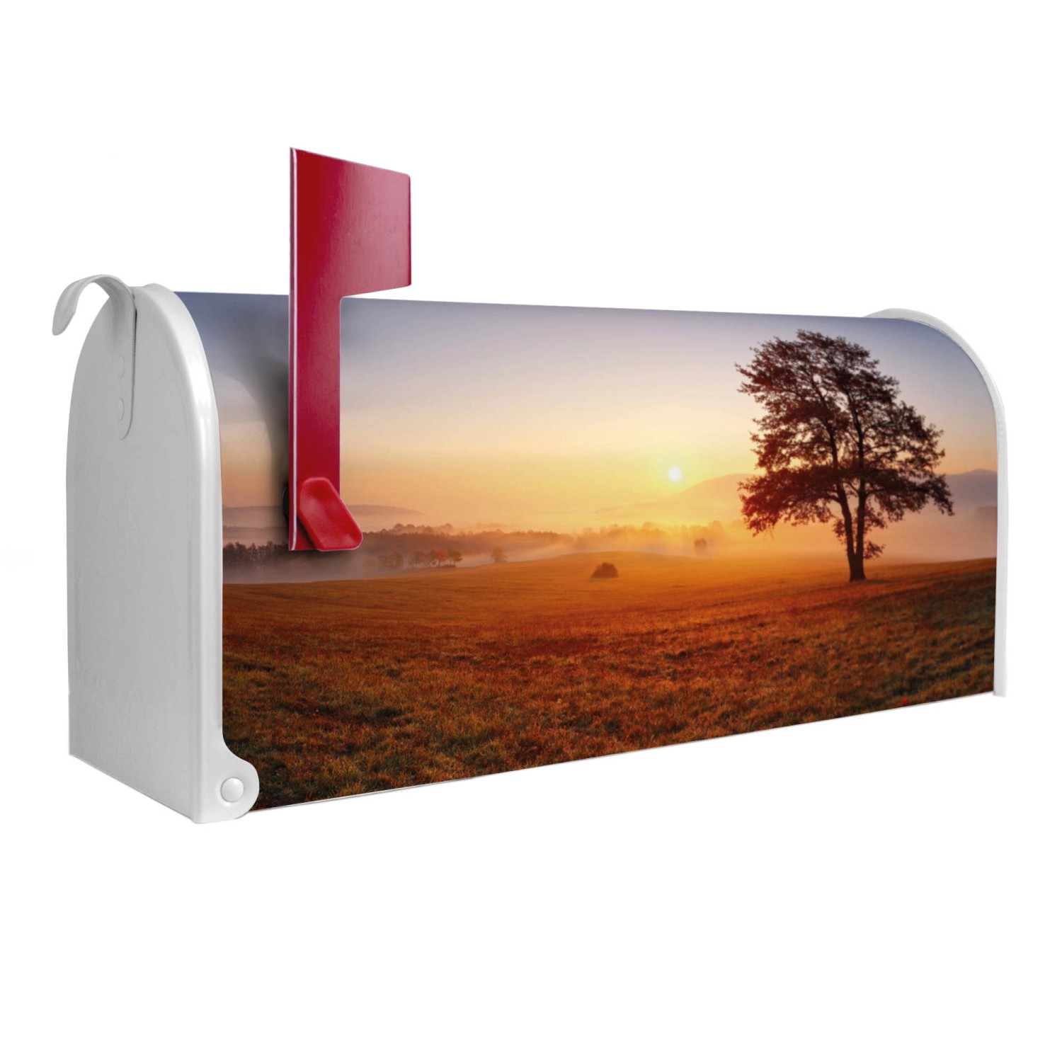 Banjado Amerikanischer Briefkasten Weiß 48x22x16cm US Mailbox Letterbox Pos günstig online kaufen