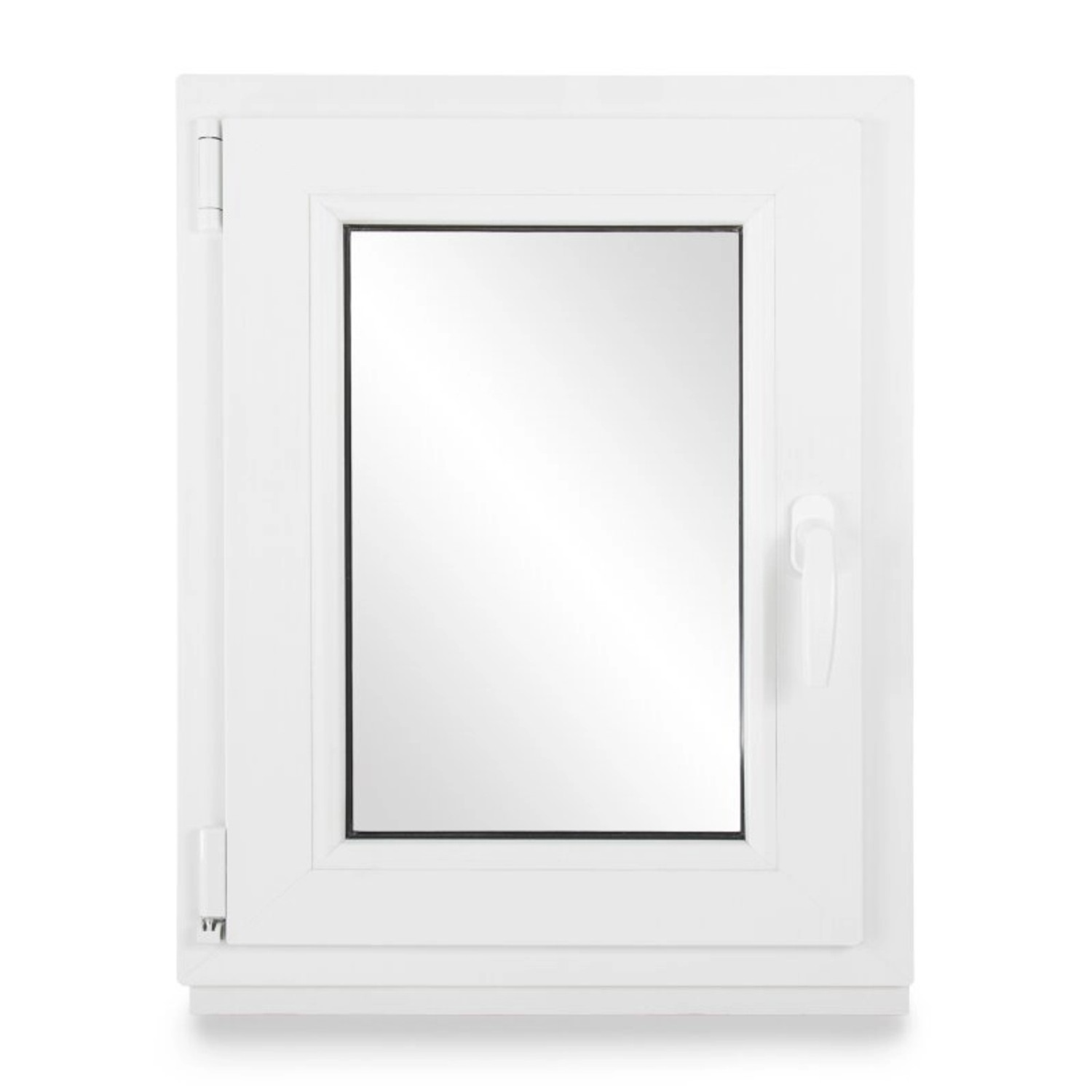 Neruli Kellerfenster Kunststoff Weiß Dreh-Kipp 75x90cm BxH DIN Links 2 -Fac günstig online kaufen