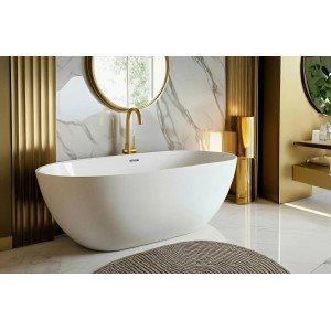 Bad Land Freistehende Badewanne ULF 170x75 + Ablauf