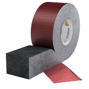 KM Meeth Fugendichtband, vorkomprimiert, 64x6-16mm, 8m Rolle für Fenster-Zubehör.