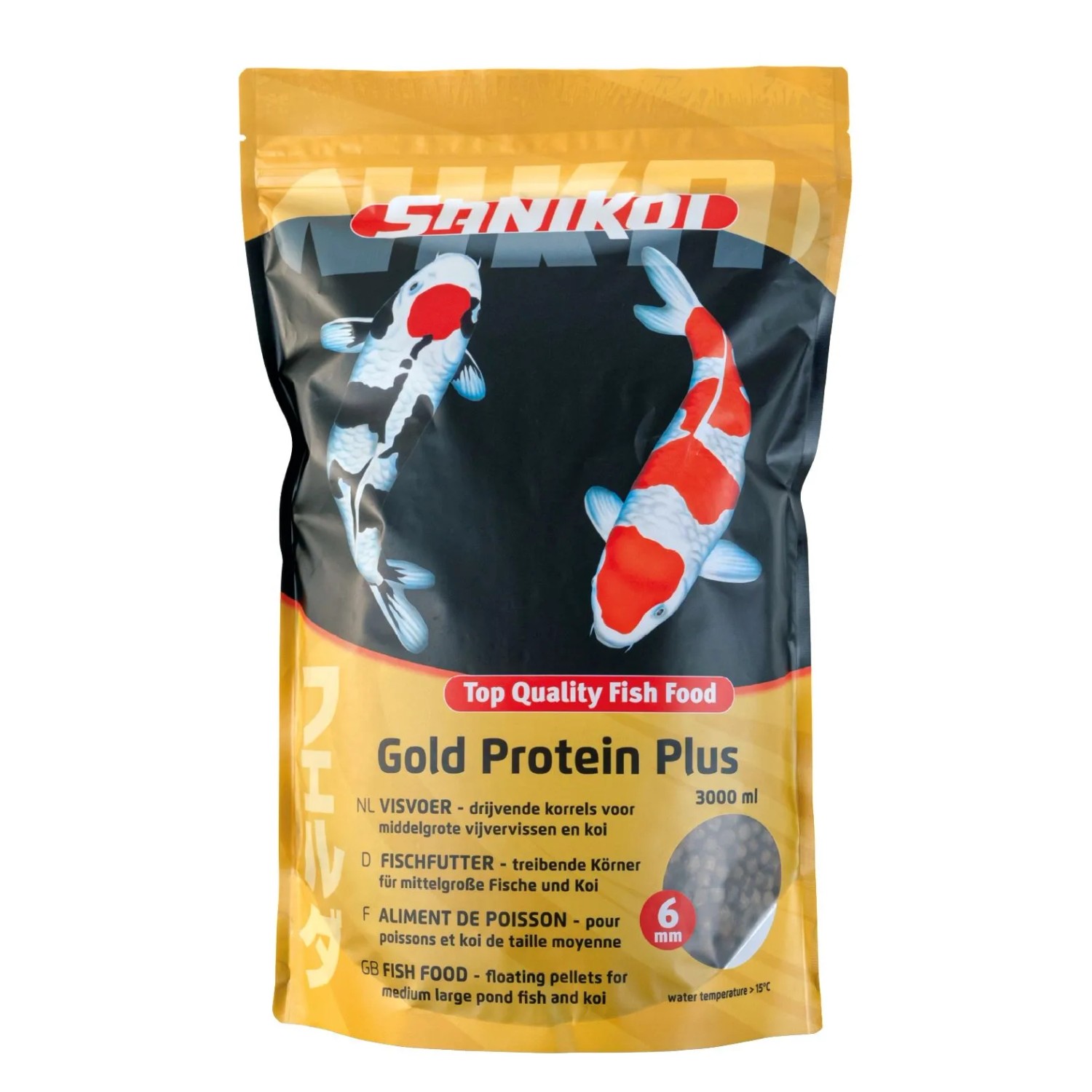 Velda Fischfutter SaniKoi Gold Protein Plus 6 mm 3,