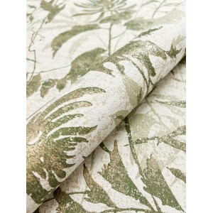 Newroom Vliestapete Jasna Light Green Palmenblätter Modern FSC®