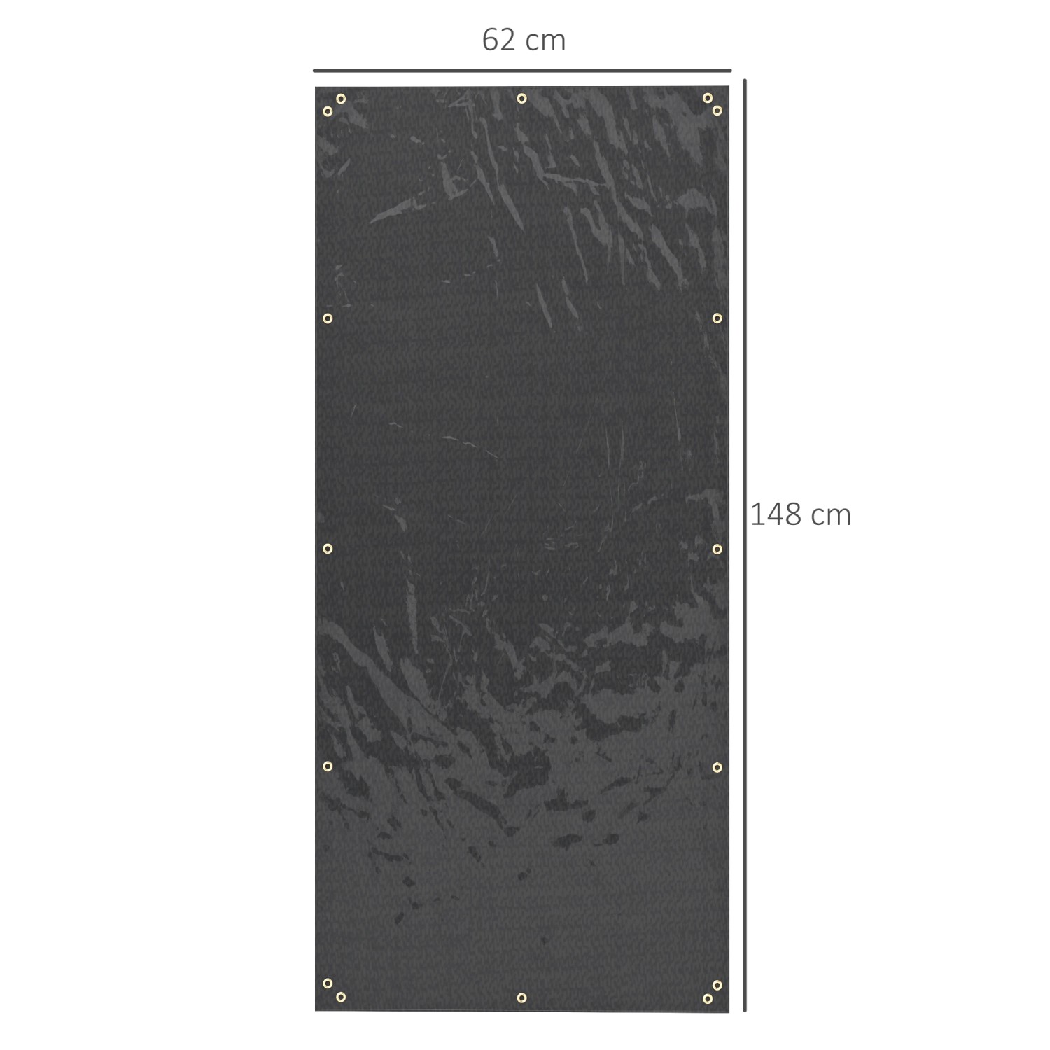 Brennholz-Abdeckung Für Holzregal - Wasserdicht & UV-beständig | 122x61x107cm Oxford-Stoff