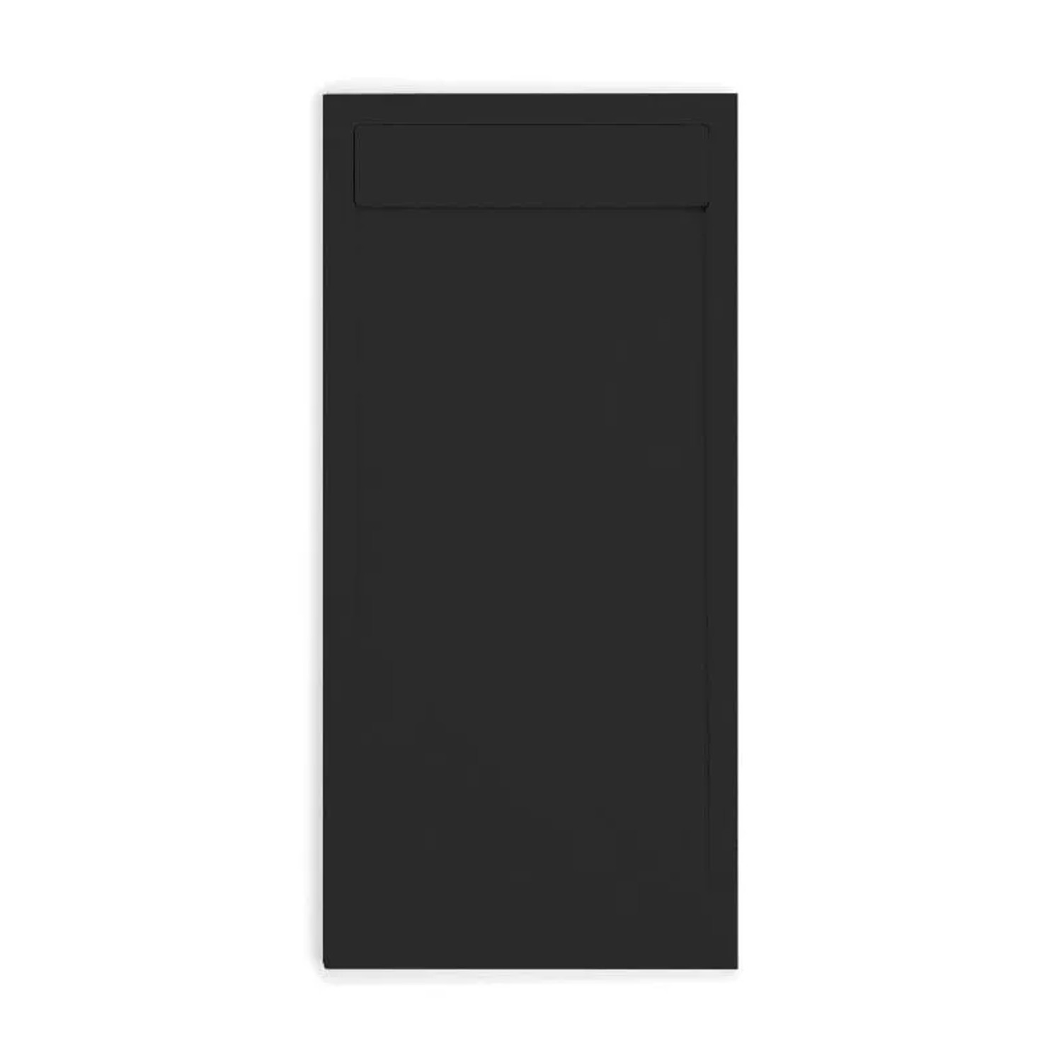 Stano Mineralguss-Duschwanne Extra Flach Quore Schwarz 90x110cm