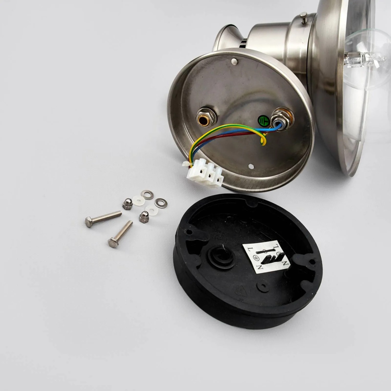 Lindby Laterne Gwendolyn 9630050 Spritzwassergeschützt Modern in Alu aus Edelstahl 1-flammig E27_9