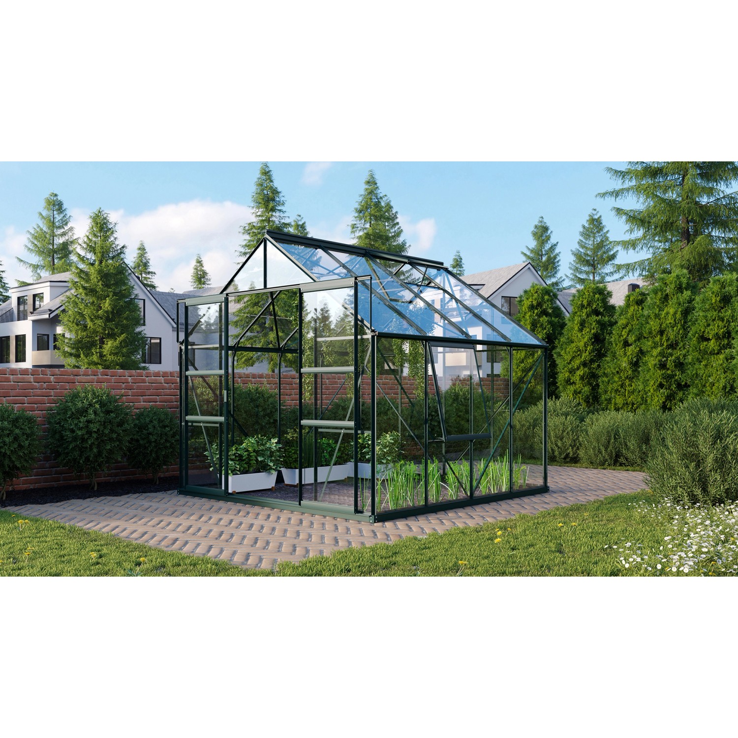 Vitavia Gewächshaus Meridian 2 6700 ESG 3mm Smaragd günstig online kaufen