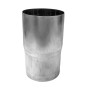 Fallrohrverbinder NW 60 aus Aluminium, Naturfarben für Dachrinnen.