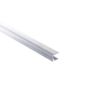 T&J Abschlußprofil Alu 16 Gebohrt mit Ablauföffnungen Pressblank 980 mm