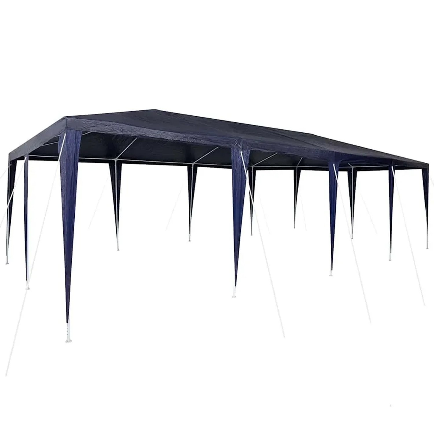 vidaXL Party-Zelt Blau 800 x 400 x 266 cm Polyethylen und Stahl 42003438