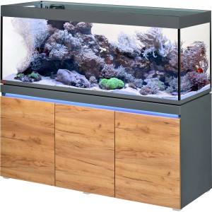 Eheim Incpiria Reef 530 Aquarium-Kombination mit Unterschrank in Graphit/Nature, 530 Liter.