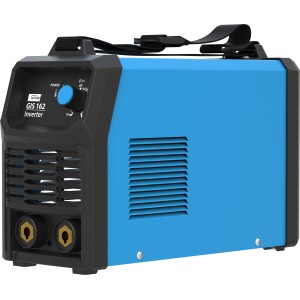 Güde Inverter Schweißgerät GIS 162, blau/schwarz, mit Tragegurt. Kompaktes Schweißgerät für Heimwerker.