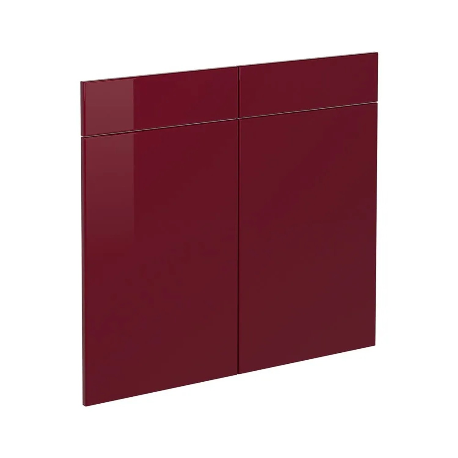 Vicco Küchenfront R-Line Rot Hochglanz 79 x 71 Möbelfront für den Schubladenunterschrank Art Nr 41234