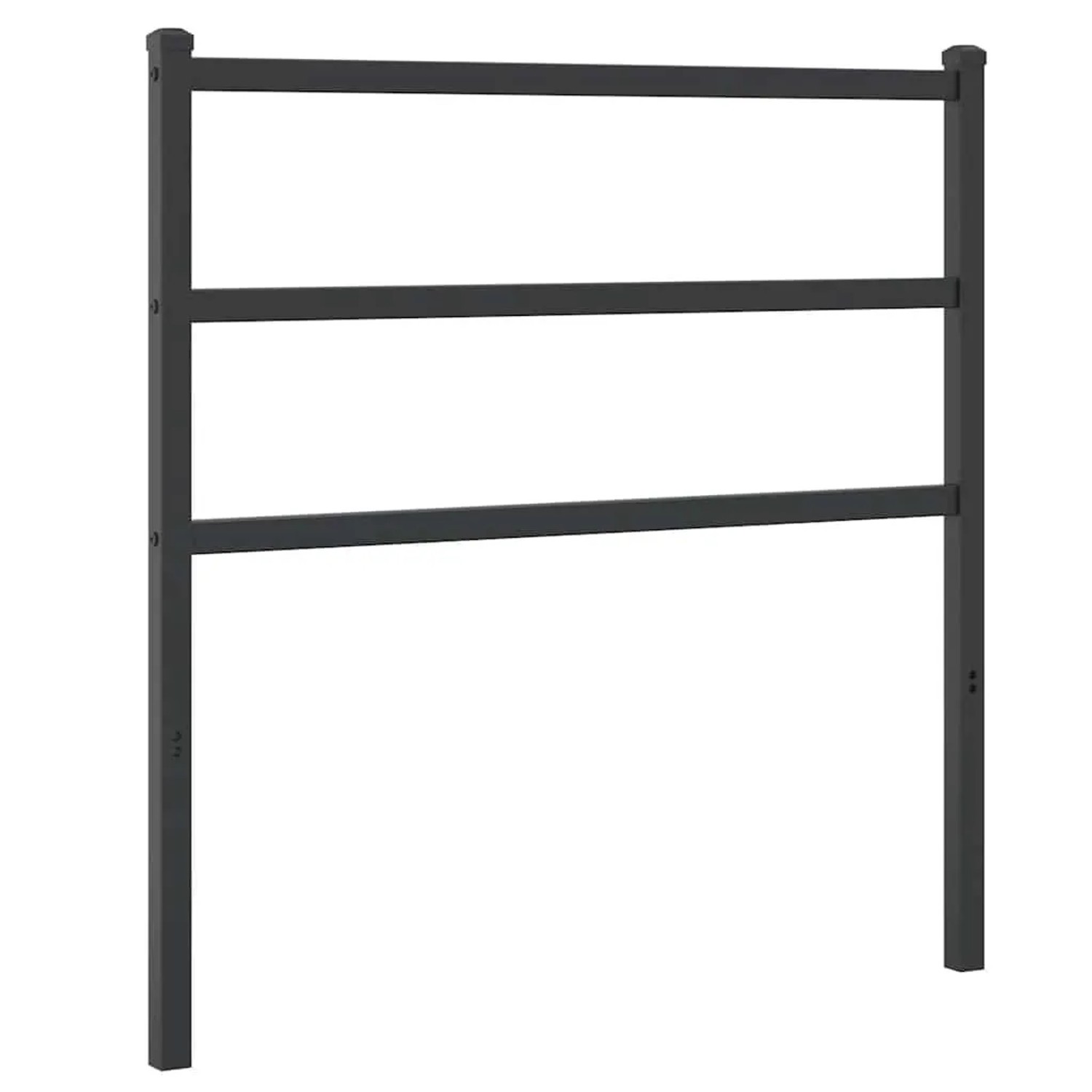 vidaXL Ersatz-Kopfteil Metall Schwarz 90 cm 355393