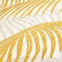 Goldene Palmen auf Textiltapete von PROFHOME. Dekorative Tapete in Gelb, Weiß und Gold.