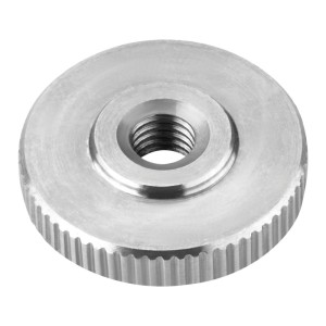 SOTECH 10er Set Rändelmutter M5 Edelstahl V2A SS304 Flache Form DIN 467 Griffmutter