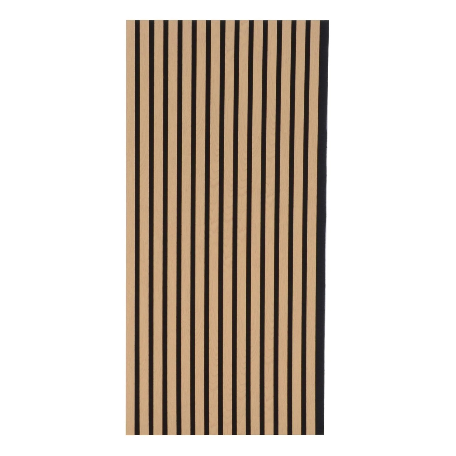 FN Acustico Akustikplatte PET u. MDF Foliert 572,5 x 19 x 1195 mm Eiche