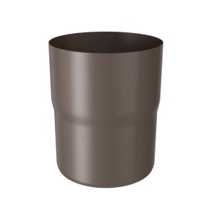 Zambelli Fallrohrverbinder DN 100, verzinkt, kupferbraun für Dachentwässerung.