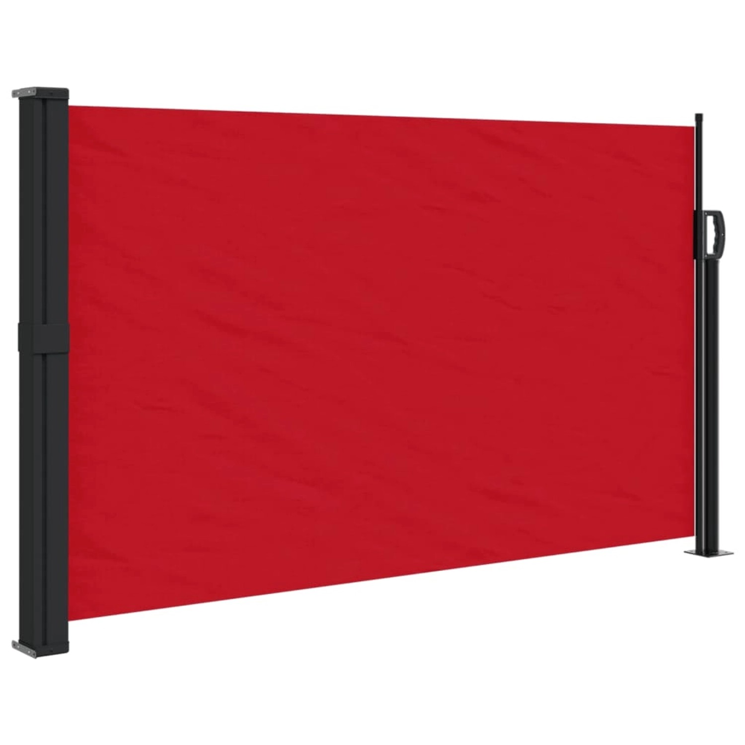furnicato Seitenmarkise Ausziehbar Rot 120x600 cm günstig online kaufen