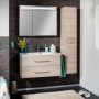 Fackelmann Bad-Hochschrank B.Clever Alaska Esche, 30 cm breit, im Badezimmer-Set.