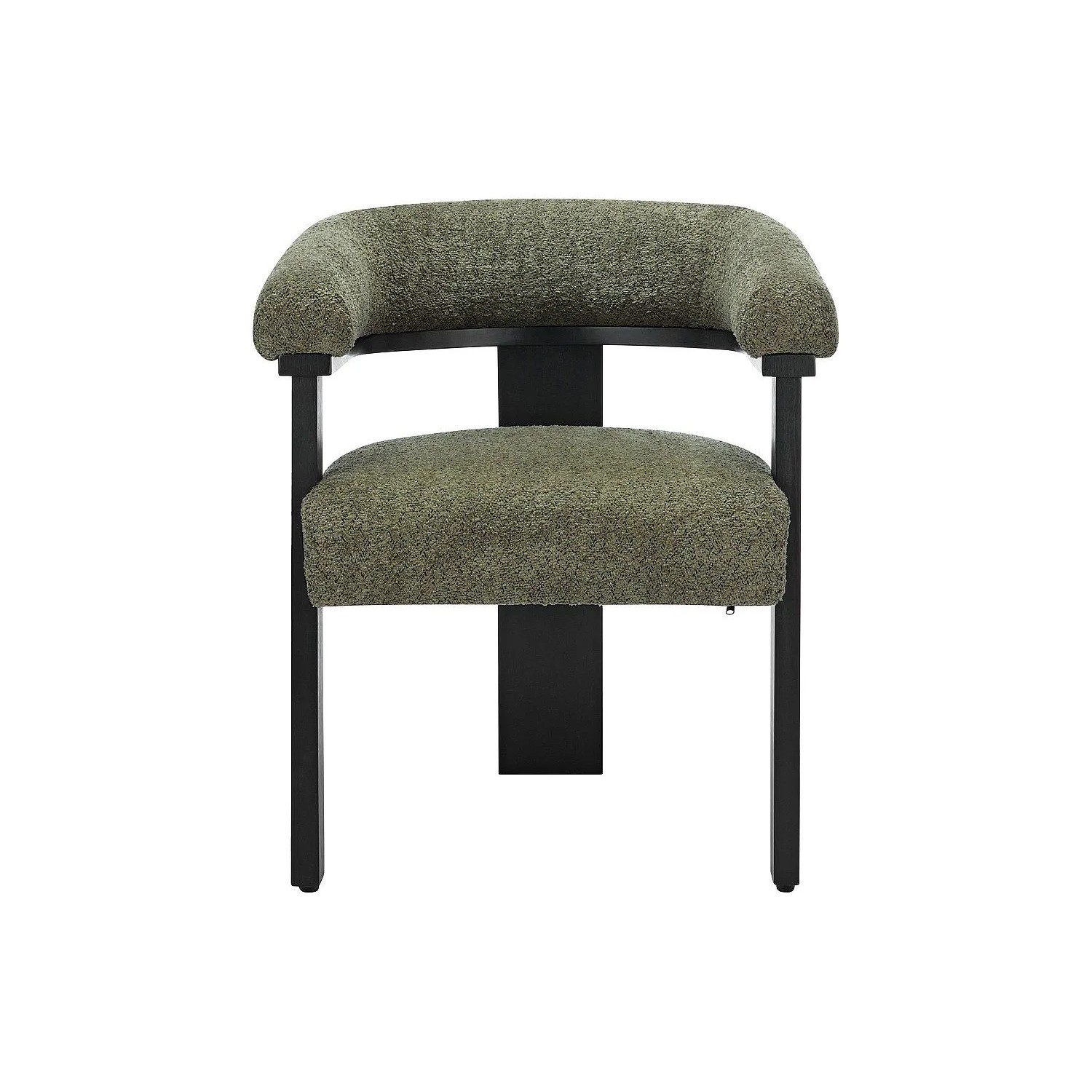 Vente-unique Stuhl Livelia Schwarz  Khaki 64 cm