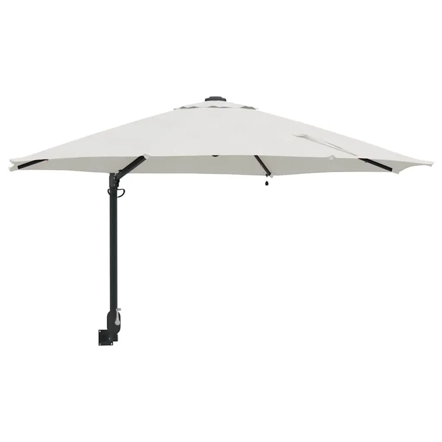 vidaXL Gartenparasol Beige und Schwarz 248 x 248 x 148 cm 42003243 günstig online kaufen