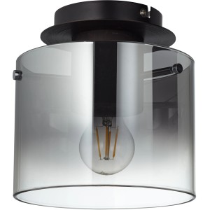 Brilliant Deckenleuchte Beth, 20 cm, Rauchglas, Innenleuchte mit E27 Fassung.