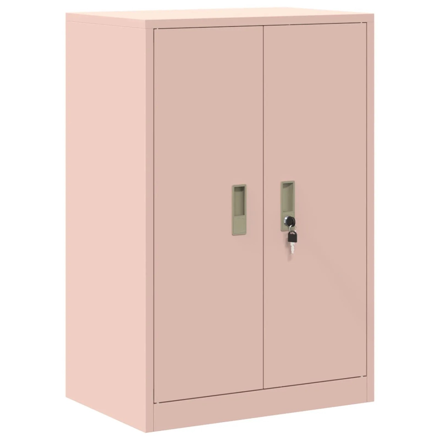 vidaXL Aufbewahrungsschrank Rosa 60 x 40 x 90 cm Stahl 891725