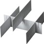 Weißer Eurobox-System Abtrenner (36x16 cm) zur Unterteilung von Aufbewahrungsboxen.