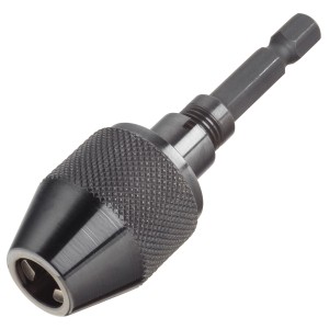 LUX Schnellspannbohrfutter M 6,3 mm für Bitschrauber und Rundschaftbohrer.