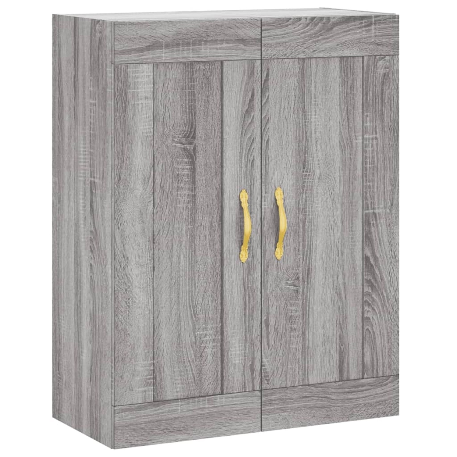vidaXL Wandschrank Grau Sonoma 69,5x34x90 cm Holzwerkstoff 835016