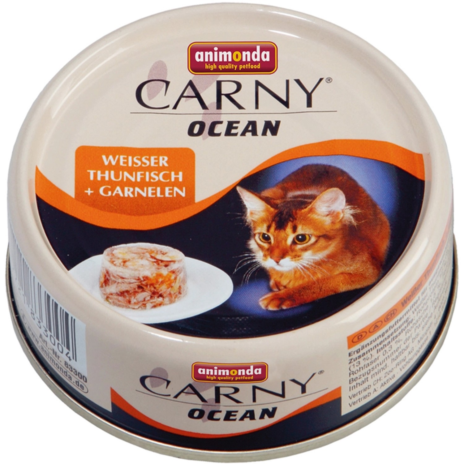 Carny Katzen-Nassfutter Ocean Thunfisch und Garnelen 80 g