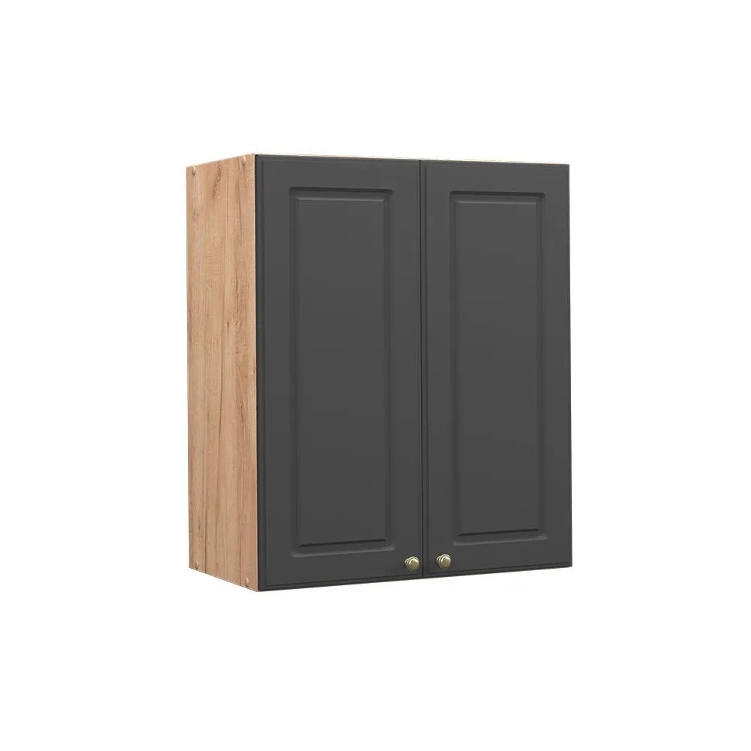 Vicco Hängeschrank Fame-Line Hängender Küchenschrank Anthrazit-Gold Goldkraft Eiche 60 cm