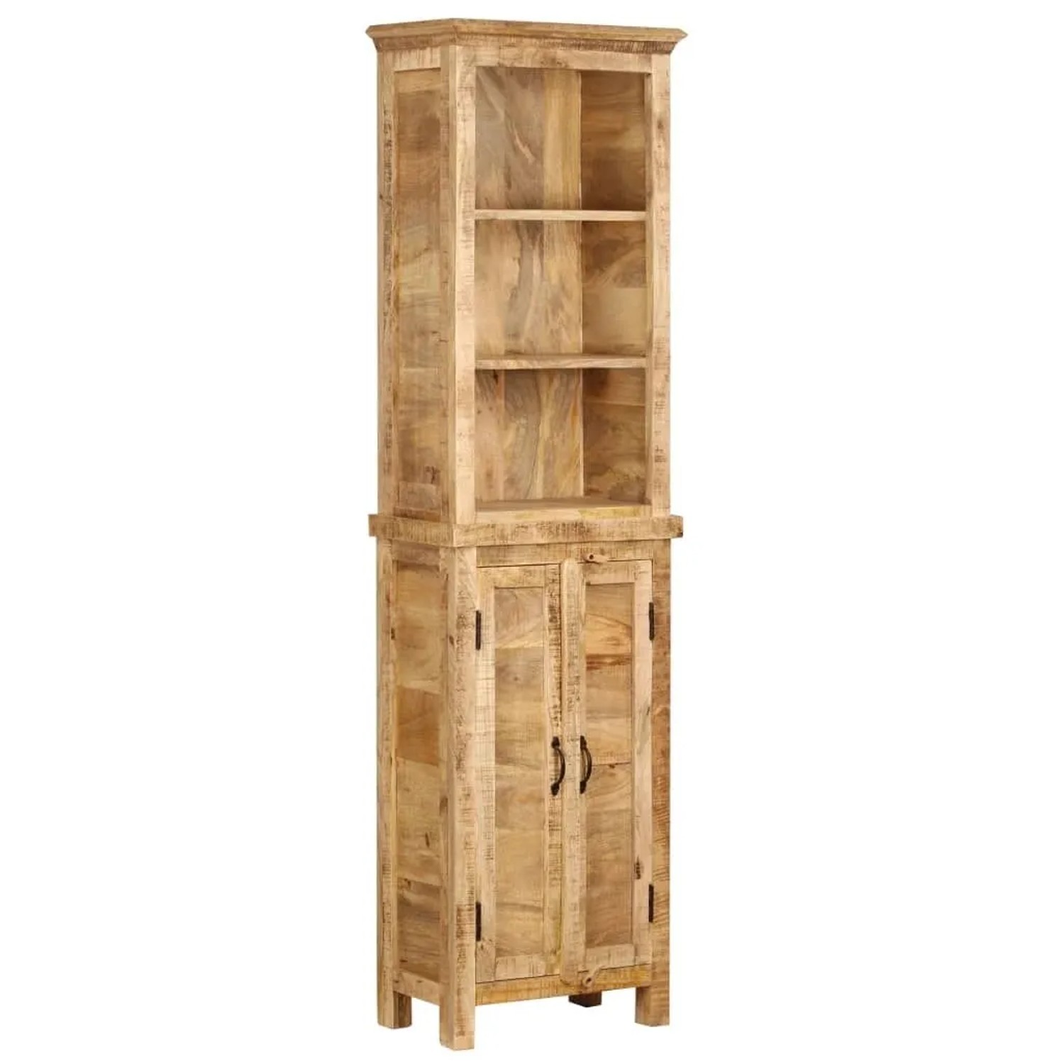 vidaXL Bücherregal 50x30x180 cm Massivholz Mango 247329