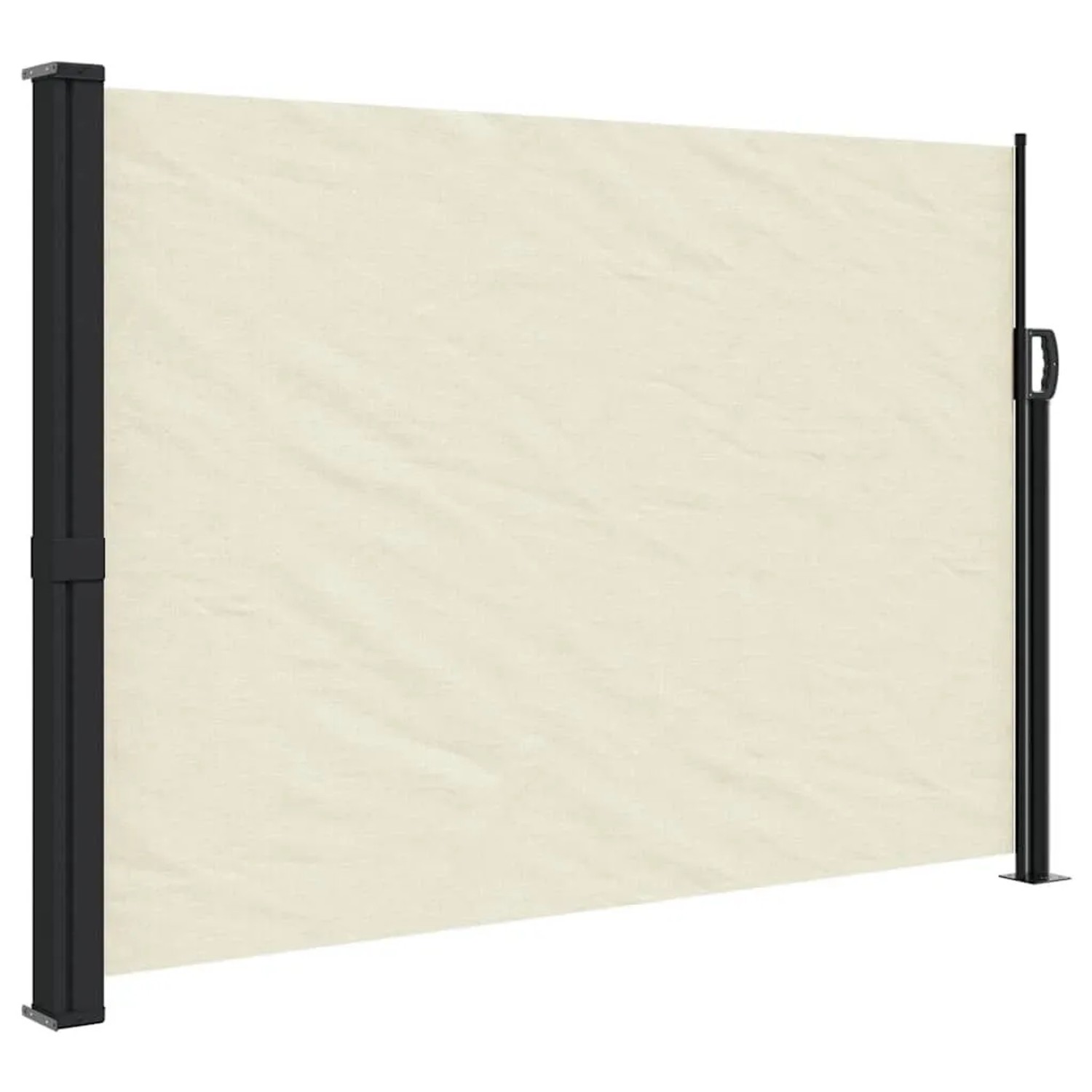 vidaXL Seitenmarkise Ausziehbar Creme 140x600 cm 4004505