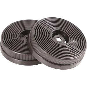 2er-Set Respekta Aktivkohlefilter MIZ 0060 für Dunstabzugshauben, filtert Gerüche beim Kochen.