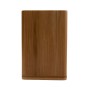 Bagnoxx Zahnputzbecher, viereckig, aus Bambus in Braun, 7,6x7,6x11cm.