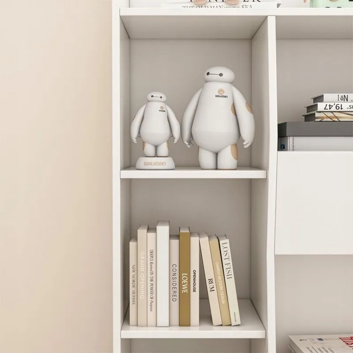Rebiko Offenes Regal Geräumige Kommode Kalax Weiß für Bücher Büro Modern Groß_6