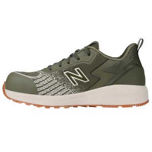 New Balance Sicherheitsschuh Speedware Olive-Weiß, Größe 40, mit rutschfester Sohle und Zehenkappe.