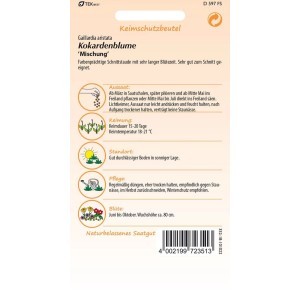 SAMEN PFANN Kokardenblume Gaillardia Mischung