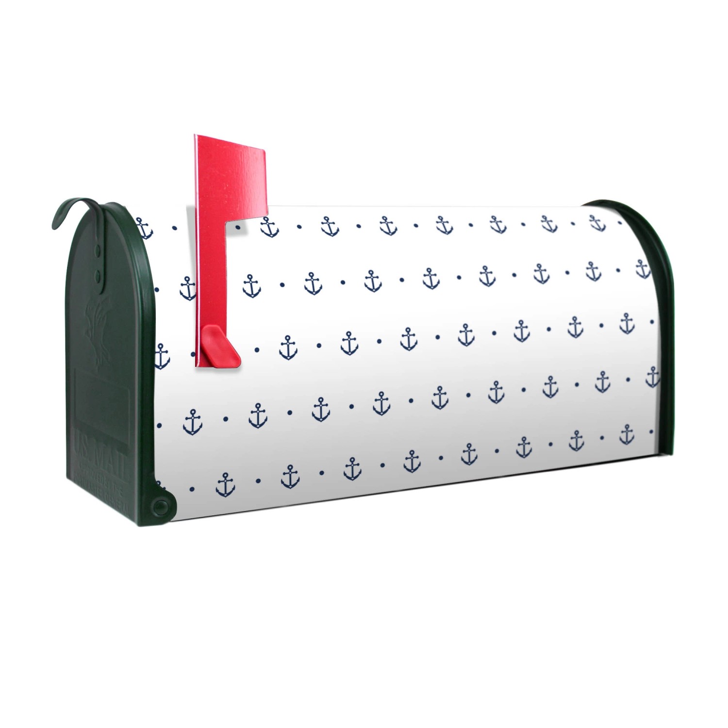 Banjado Amerikanischer Briefkasten Grün 48x22x16cm US Mailbox Letterbox Pos günstig online kaufen